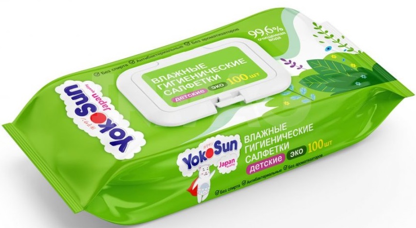 YOKOSUN ЭКО САЛФЕТКИ ВЛАЖНЫЕ N100 ДЕТСКИЕ YOKOSUN ЭКО САЛФЕТКИ ВЛАЖНЫЕ N100 ДЕТСКИЕ - Добрая аптека