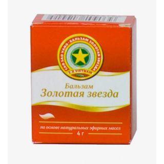 ЗОЛОТАЯ ЗВЕЗДА БАЛЬЗАМ 4г мазь д/нар прим - Добрая аптека