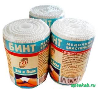 Бинт 3мх8см эласт с застежкой - Добрая аптека