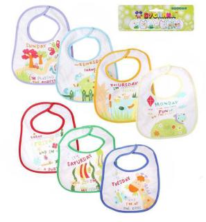 Бусинка Набор нагрудников Неделька 7шт на липучке 1061 - Добрая аптека