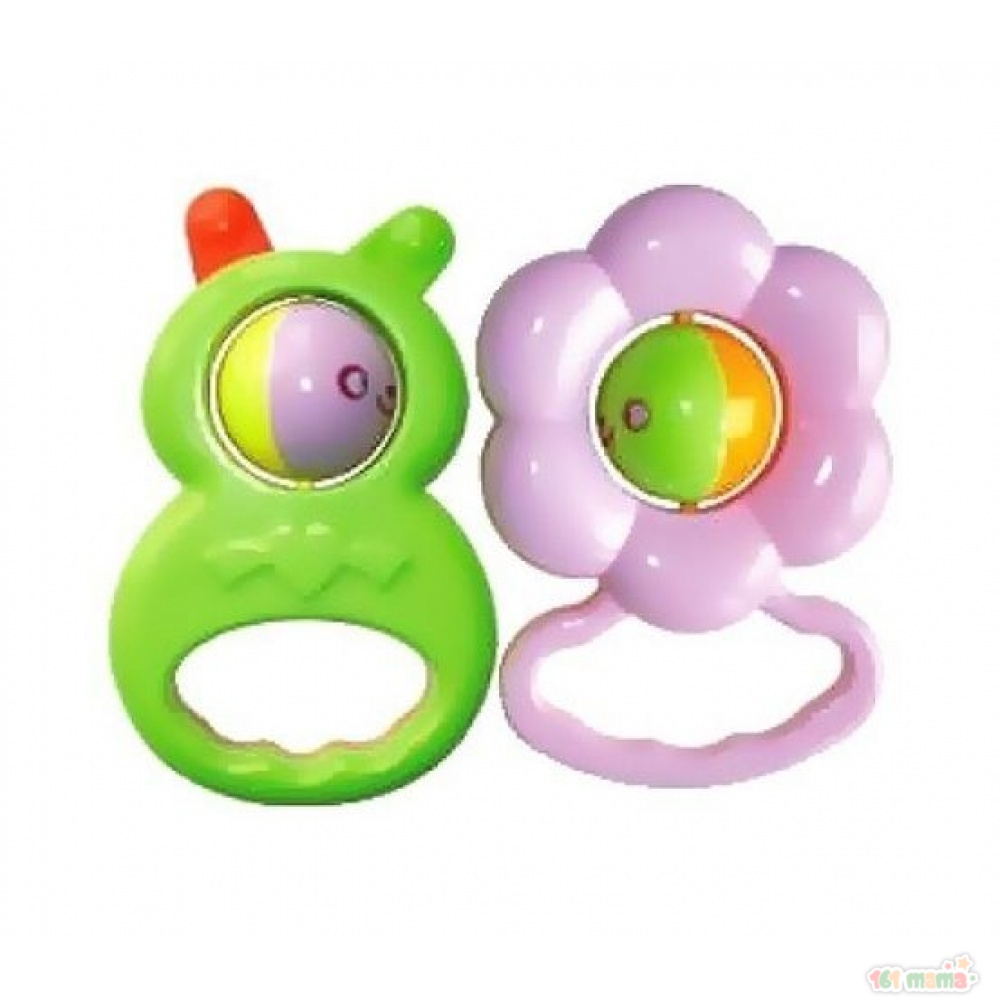 Бусинка Погремушка Цветочек зайка 8004 - Добрая аптека