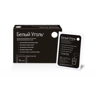 Белый уголь №16 пор.микрогран.д/приготов.суспензии саше (БАД) - Добрая аптека