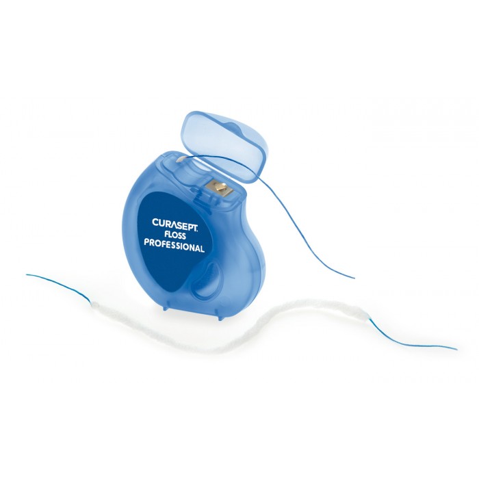 CURASEPT ЗУБНАЯ НИТЬ (ФЛОСС) КЛАССИК 50м ВОСК ХЛОРГЕКСИДИН - Добрая аптека