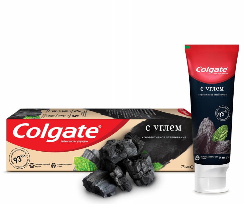 Colgate L2 зубная паста Naturals Уголь 75мл Colgate L2 зубная паста Naturals Уголь 75мл - Добрая аптека