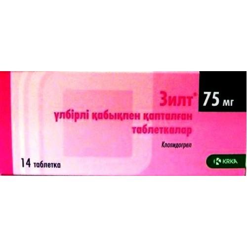 ЗИЛТ 75мг N14 таб п.п.о. ЗИЛТ 75мг N14 таб п.п.о. - Добрая аптека