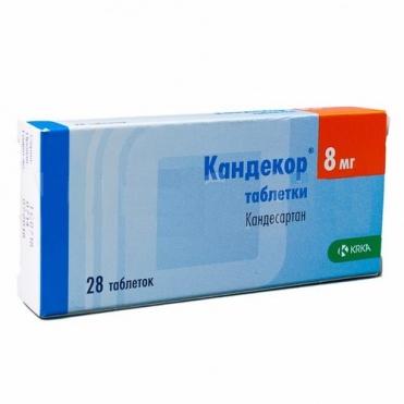 КАНДЕКОР 8мг N28 таб КАНДЕКОР 8мг N28 таб - Добрая аптека