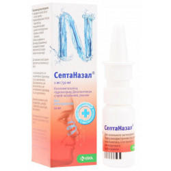 СЕПТАНАЗАЛ ДЛЯ ВЗРОСЛЫХ 1мг/50мг 10мл спрей наз СЕПТАНАЗАЛ ДЛЯ ВЗРОСЛЫХ 1мг/50мг 10мл спрей наз - Добрая аптека
