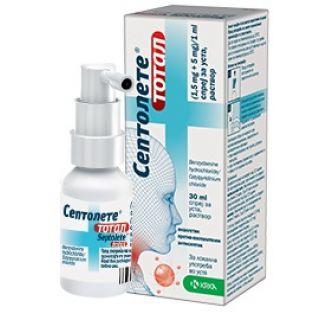 СЕПТОЛЕТЕ ТОТАЛ 30мл спрей д/мест прим - Добрая аптека