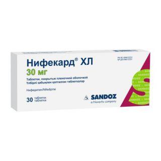 Нифекард XL 30мг таб №30 - Добрая аптека