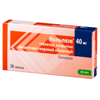 НОЛЬПАЗА 40мг N28 таб покр киш./раст. обол - Добрая аптека