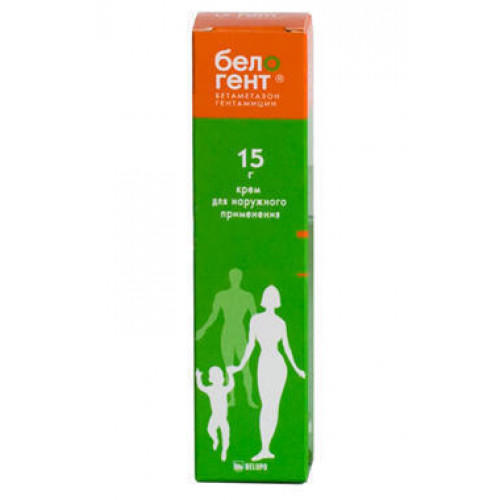 БЕЛОГЕНТ 15г крем д/нар прим БЕЛОГЕНТ 15г крем д/нар прим - Добрая аптека