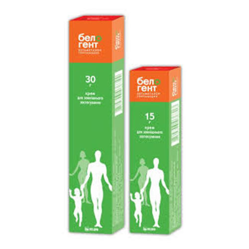 БЕЛОГЕНТ 30г крем д/нар прим - Добрая аптека