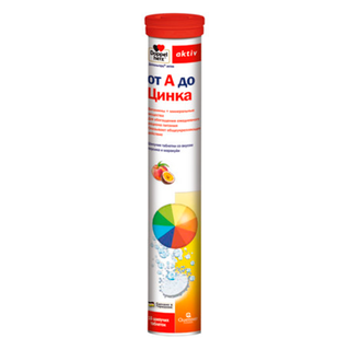 ДОППЕЛЬГЕРЦ АКТИВ ОТ А ДО ЦИНКА N15 таб шип ПЕРС МАР - Добрая аптека