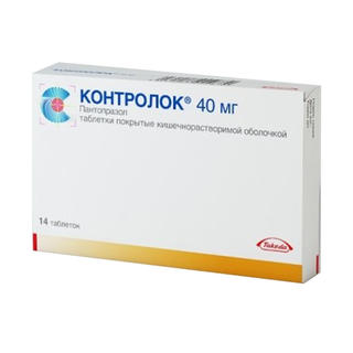КОНТРОЛОК 40мг N14 таб покр киш./раст. обол - Добрая аптека