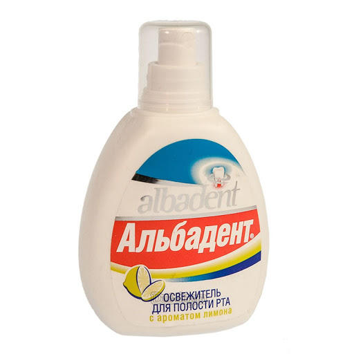 АЛЬБАДЕНТ освеж д/пол рта 35мл ЛИМОН АЛЬБАДЕНТ освеж д/пол рта 35мл ЛИМОН - Добрая аптека