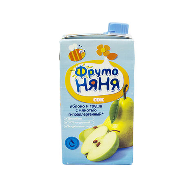 ФН 0,2л Сок яблочно-грушевый с мякотью - Добрая аптека