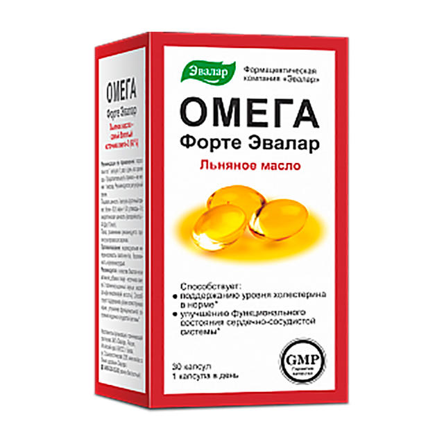 ОМЕГА ФОРТЕ ЭВАЛАР N30 капс ОМЕГА ФОРТЕ ЭВАЛАР N30 капс - Добрая аптека