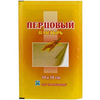 ПЛАСТЫРЬ ПЕРЦОВЫЙ 10Х18СМ БЕЗ ПЕРФОРАЦИИ - Добрая аптека