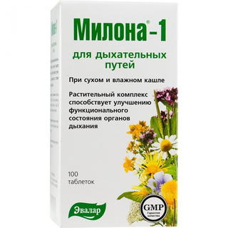 Милона-1 №100 оздоровл дыхат путей - Добрая аптека