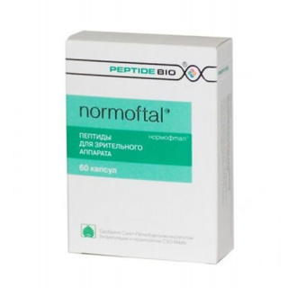 НОРМОФТАЛ 0.2г N60 капс ПЕПТИДЫ ДЛЯ ЗРИТЕЛЬНОГО АППАРАТА - Добрая аптека