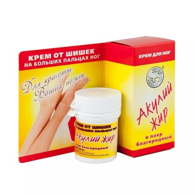 Акулий жир крем д/ног Лавр от шишек на больш.пальцах - Добрая аптека