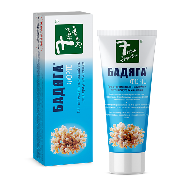 7 НОТ ЗДОРОВЬЯ ГЕЛЬ БАДЯГА ФОРТЕ 75мл 7 НОТ ЗДОРОВЬЯ ГЕЛЬ БАДЯГА ФОРТЕ 75мл - Добрая аптека