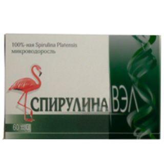 СПИРУЛИНА-ВЭЛ 500мг N60 таб СПИРУЛИНА-ВЭЛ 500мг N60 таб - Добрая аптека