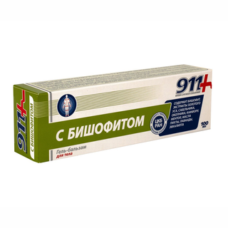 911 БИШОФИТ ГЕЛЬ-БАЛЬЗАМ Д/ТЕЛА 100мл ПРИ БОЛИ В СУСТАВАХ - Добрая аптека