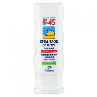КРЕМ-БЛОК ОТ ЗАГАРА ФАКТОР ЗАЩИТЫ 60г Ф-113 SPF45 - Добрая аптека
