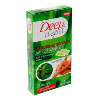 Ф-482 Восковые полоски для депиляции лица с Алоэ-вера - Добрая аптека