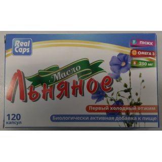 МАСЛО ЛЬНЯНОЕ 300мг N120 капс - Добрая аптека