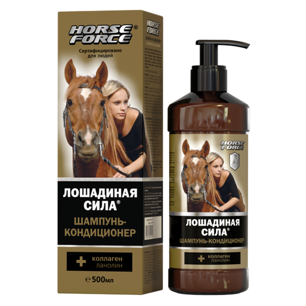 Лошадиная сила шамп-конд с коллаг 500мл Лошадиная сила шамп-конд с коллаг 500мл - Добрая аптека