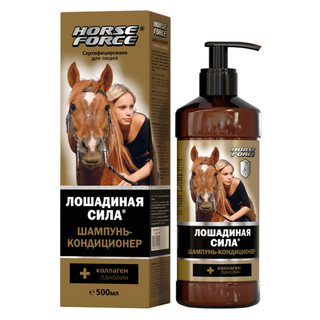 Лошадиная сила шамп-конд с коллаг 500мл - Добрая аптека