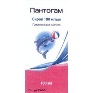 ПАНТОГАМ 100мг/мл 100мл сироп - Добрая аптека