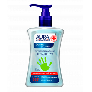 AURA Гель для рук антибактериальный 250мл - Добрая аптека