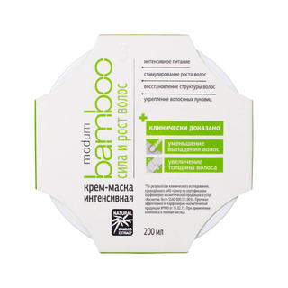 Сила и рост волос Крем маска Modum Bamboo 300мл REL1 - Добрая аптека