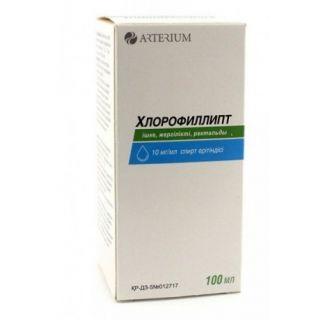 Хлорофиллипт 1% 100 мл р-р спирт.наружн. Хлорофиллипт 1% 100 мл р-р спирт.наружн. - Добрая аптека
