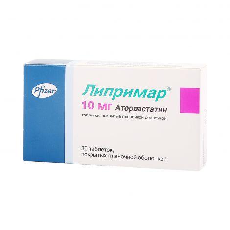 Липримар 10мг таб п/о №30 - Добрая аптека