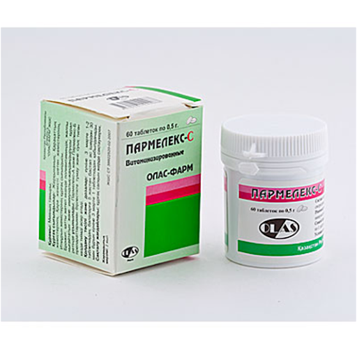 ПАРМЕЛЕКС-С 500мг N60 таб. ПАРМЕЛЕКС-С 500мг N60 таб. - Добрая аптека