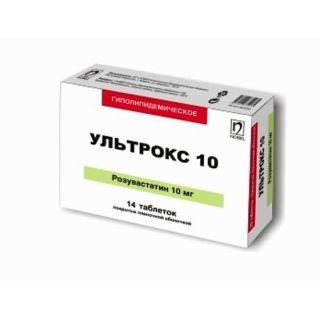 УЛЬТРОКС 10 10мг N14 таб п.п.о. УЛЬТРОКС 10 10мг N14 таб п.п.о. - Добрая аптека