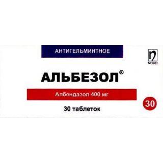 АЛЬБЕЗОЛ 400мг N30 таб - Добрая аптека