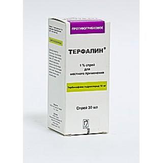 ТЕРФАЛИН 1% 30мл спрей д/мест прим - Добрая аптека