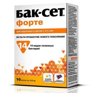 БАК-СЕТ ФОРТЕ 210мг N20 капс БАК-СЕТ ФОРТЕ 210мг N20 капс - Добрая аптека