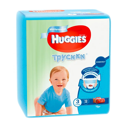 ХАГГИС ТРУСИКИ ДЛЯ МАЛЬЧИКОВ 3 (7-11кг) N19 ХАГГИС ТРУСИКИ ДЛЯ МАЛЬЧИКОВ 3 (7-11кг) N19 - Добрая аптека