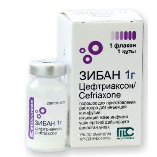 ЗИБАН 1г N1 пор д/р-ра д/ин и инф - Добрая аптека