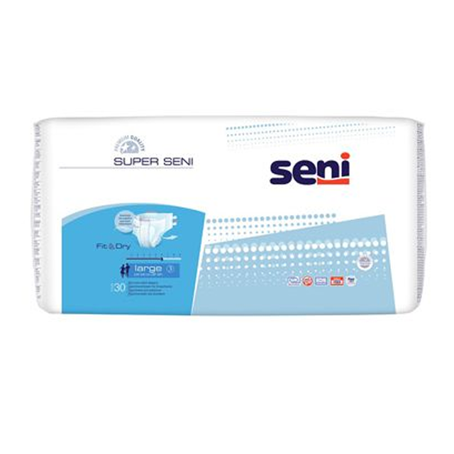 СЕНИ СУПЕР подгузники д/взр N30 2-МЕДИУМ 75-110см - Добрая аптека