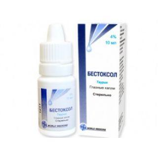 БЕСТОКСОЛ 4% 10мл капли глаз БЕСТОКСОЛ 4% 10мл капли глаз - Добрая аптека