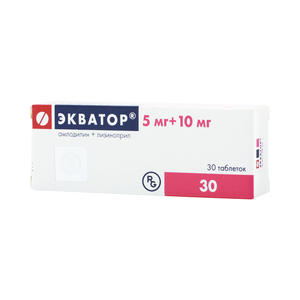 ЭКВАТОР 10мг/5мг N30 таб ЭКВАТОР 10мг/5мг N30 таб - Добрая аптека