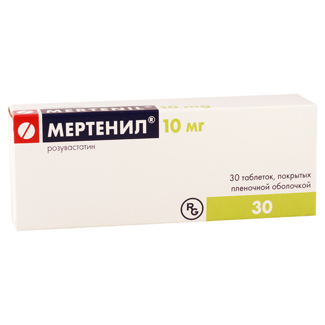 МЕРТЕНИЛ 10мг N30 таб п.п.о. - Добрая аптека