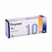 РОЗУЛИП 10мг N28 таб п.о. - Добрая аптека